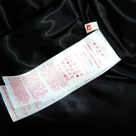 BNWT AW24 MARNI RECYCLED NYLON TWILL JACKET 42 - Picture 10 of 14